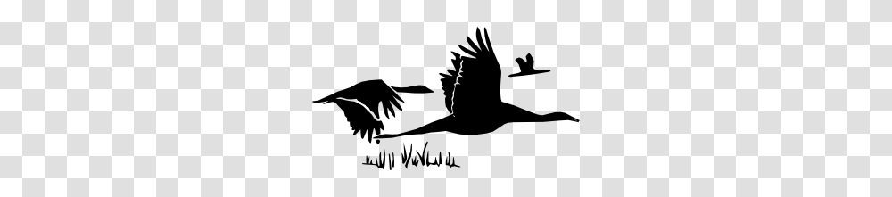 Flying Geese Clip Art, Stencil, Silhouette, Person Transparent Png