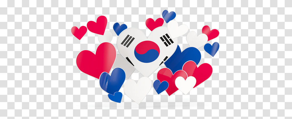 Flying Heart Stickers South African Flag Hearts, Ball, Balloon, Crowd Transparent Png