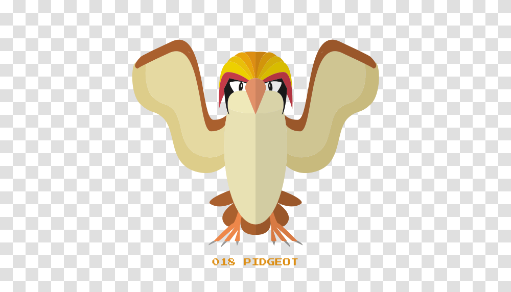 Flying Kanto Pidgeot Pokemon Icon, Animal, Bird, Beak, Amphibian Transparent Png