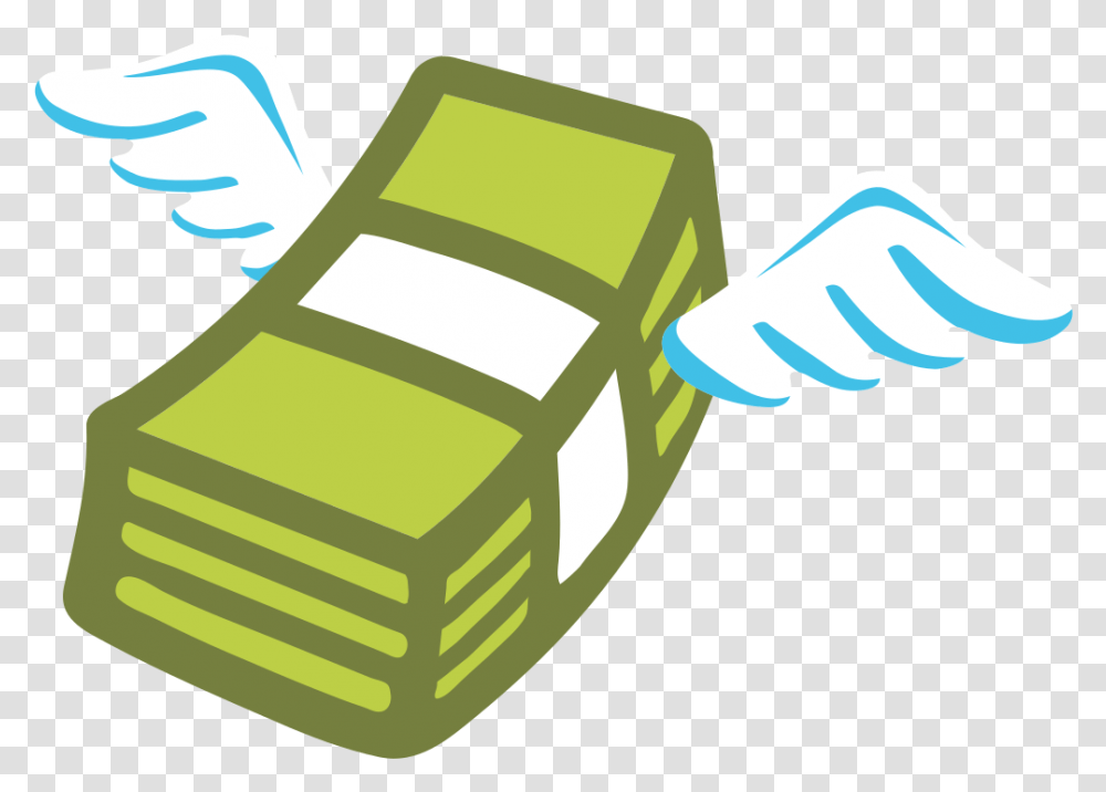 Flying Money Clipart Flying Money, Adapter, Hand Transparent Png