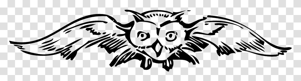 Flying Owl Clip Art, Spider Web, Statue, Sculpture, Stencil Transparent Png