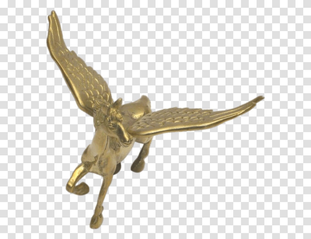 Flying Pegasus Statuette Pegasus Flying, Animal, Lizard, Reptile Transparent Png