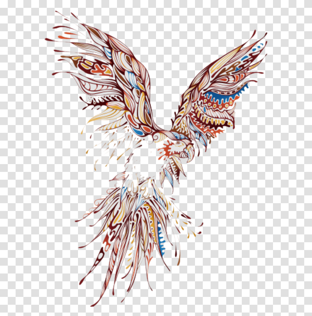 Flying Phoenix Download Giant Wall Stickers Animals, Bird, Person, Leisure Activities Transparent Png