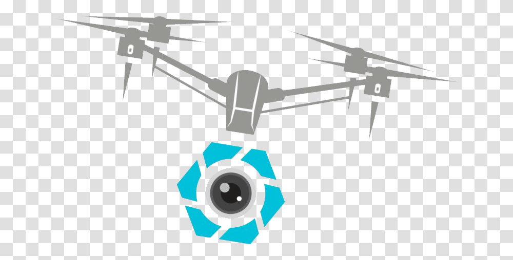 Flying Spy Camera Image Drone, Gun, Weapon, Weaponry, Rotor Transparent Png