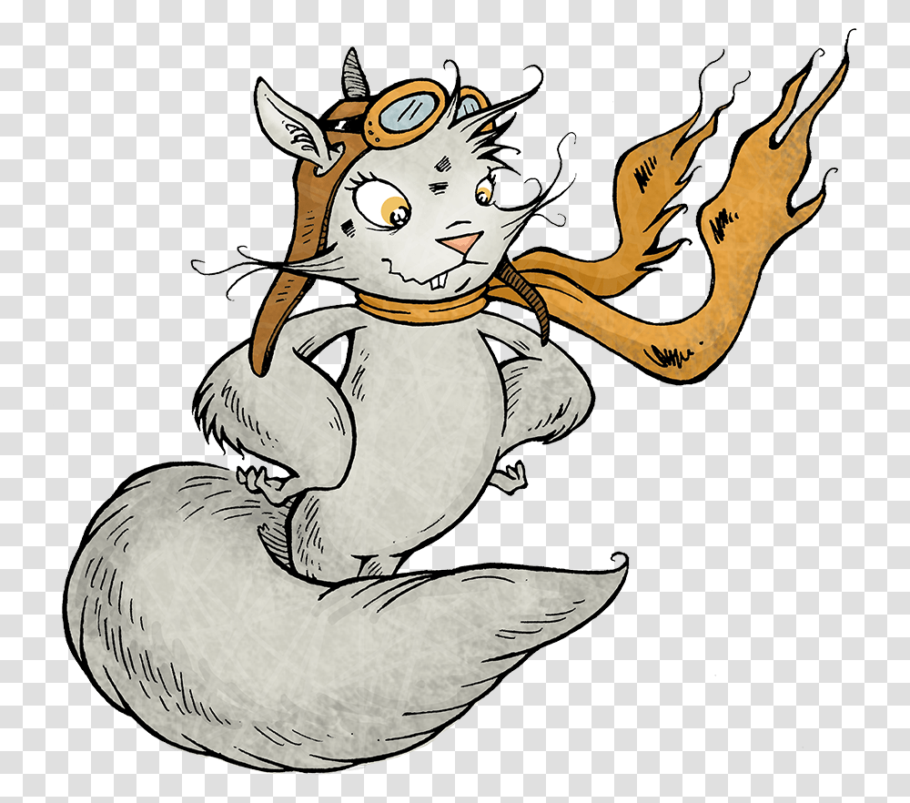 Flying Squirrel Color Cartoon, Animal, Drawing, Mammal, Doodle Transparent Png