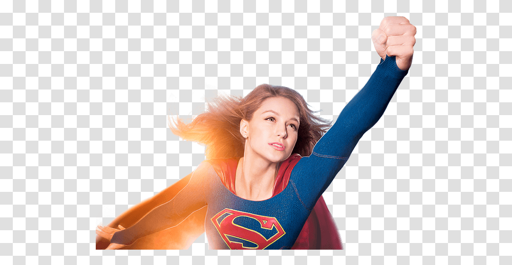 Flying Supergirl Hd Imag Supergirl, Person, Female, Face Transparent Png