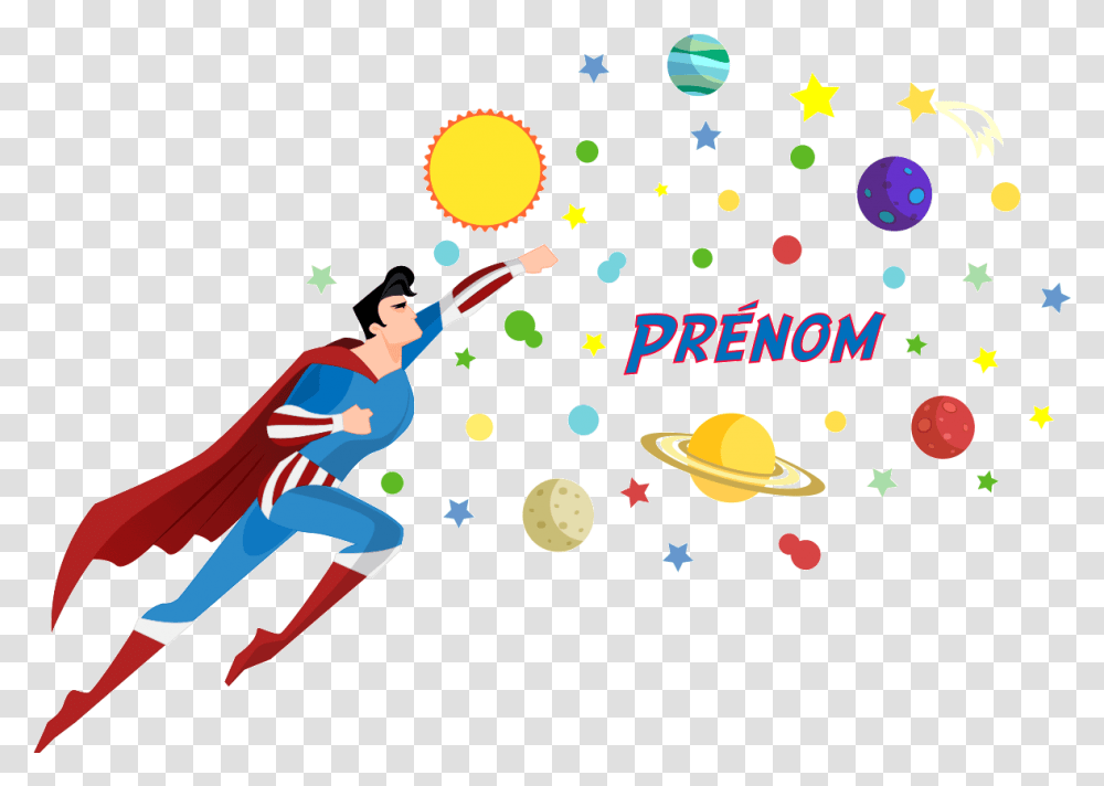 Flying Superhero, Person, Human, Paper, Confetti Transparent Png