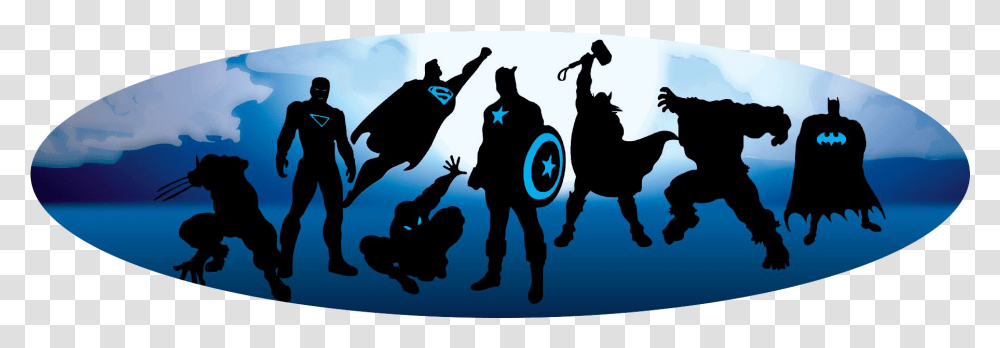 Flying Superhero Silhouette Hulk Batman Captain America Superman, Person, Dog, Animal, Mammal Transparent Png