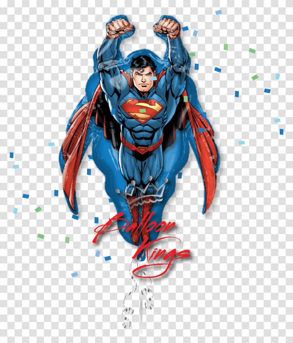 Flying Superman Superman Ballon, Person, Human Transparent Png