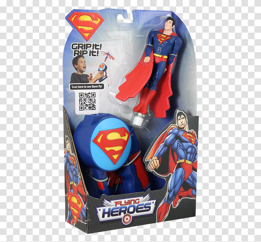 Flying Superman Toy, Person, Human, Poster, Advertisement Transparent Png