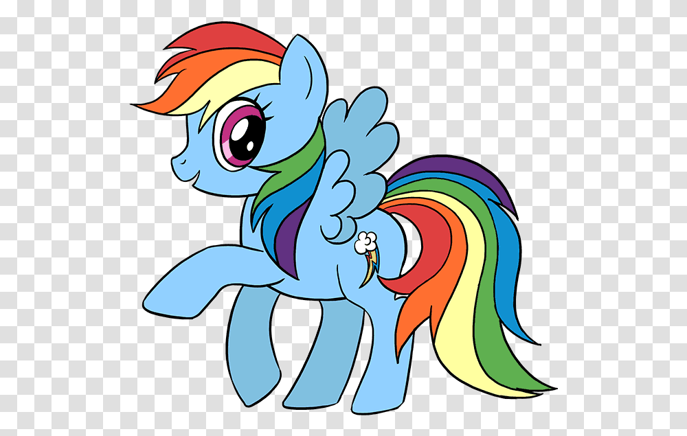 Flying Unicorn Clipart Draw My Little Pony Rainbow Dash, Painting, Dragon Transparent Png