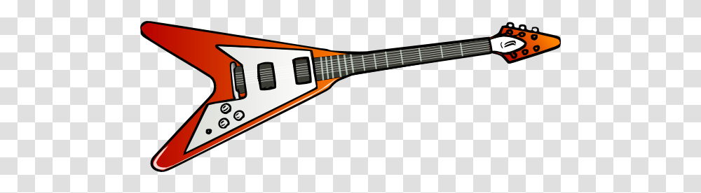 Flying V Guitar Clip Art For Web, Leisure Activities, Musical Instrument, Gun, Weapon Transparent Png