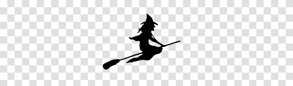 Flying Witch On Broom Clip Art For Web, Outdoors, Nature, Logo Transparent Png
