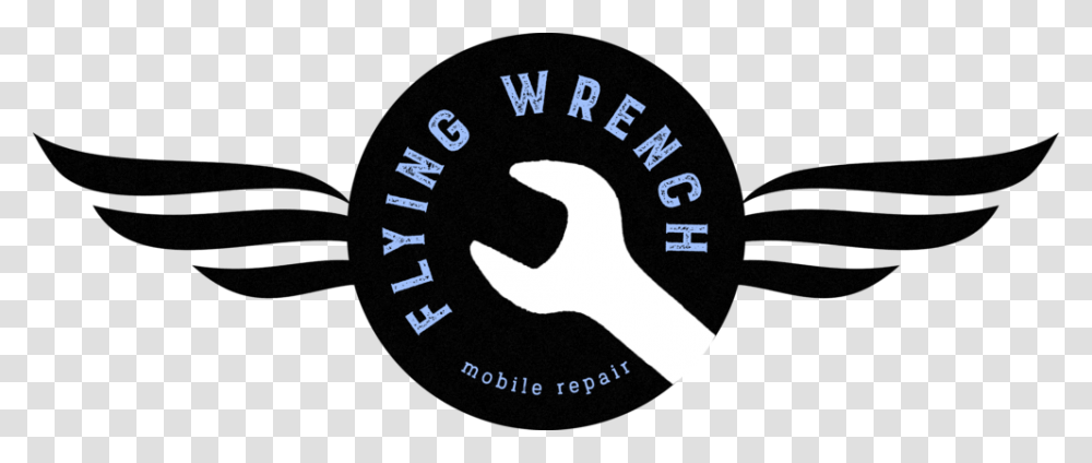 Flying Wrench Mobile Repair Logo Flying Wrench, Hand, Gauge, Compass Transparent Png