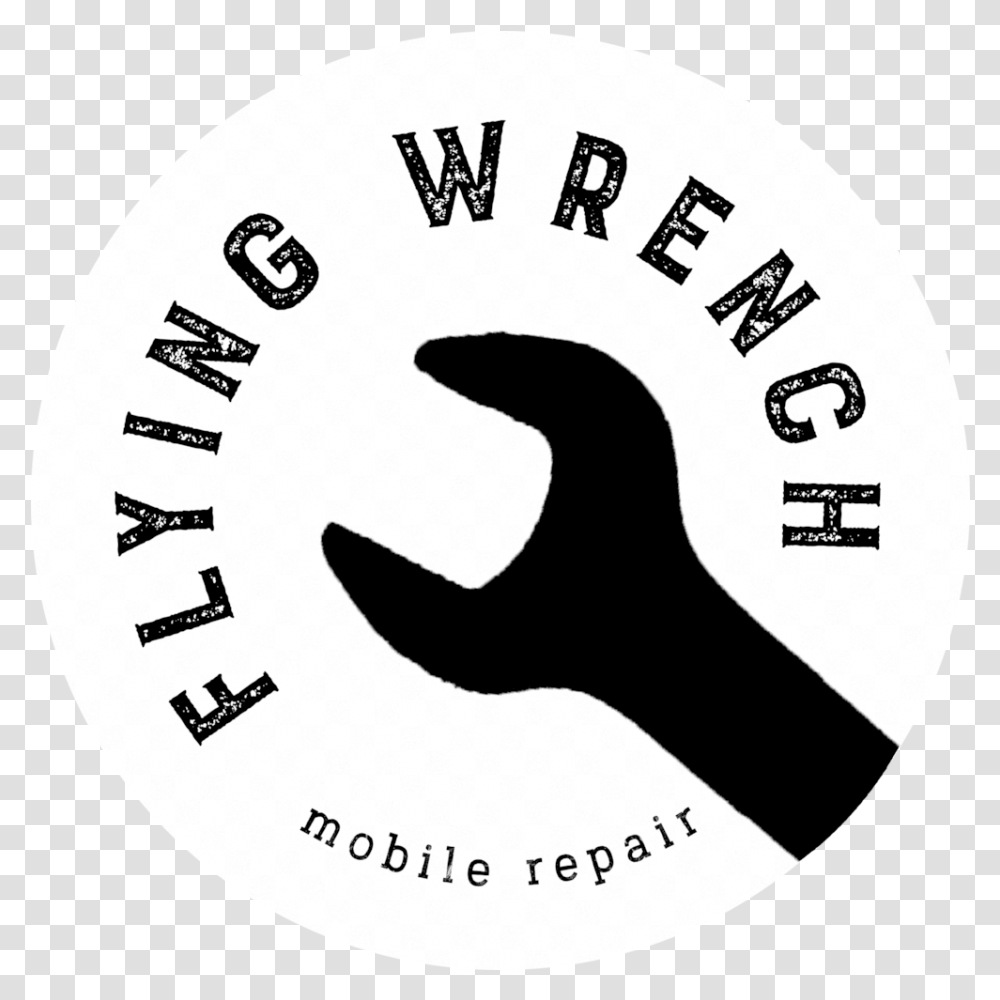 Flying Wrench Va Logo, Label, Text, Sticker, Symbol Transparent Png