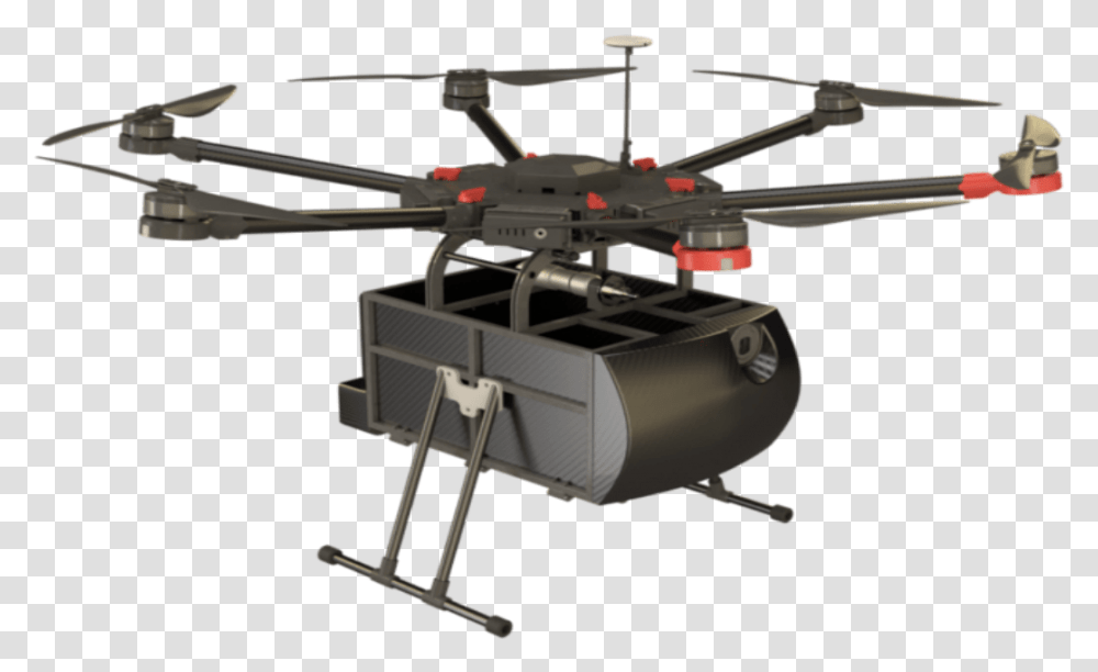 Flytrex Drone, Helicopter, Aircraft, Vehicle, Transportation Transparent Png