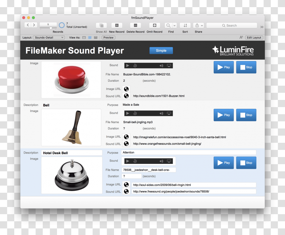 Fmsoundplayer Sound Effects On The Fly With Filemaker Bell, Webpage, Menu, Word Transparent Png