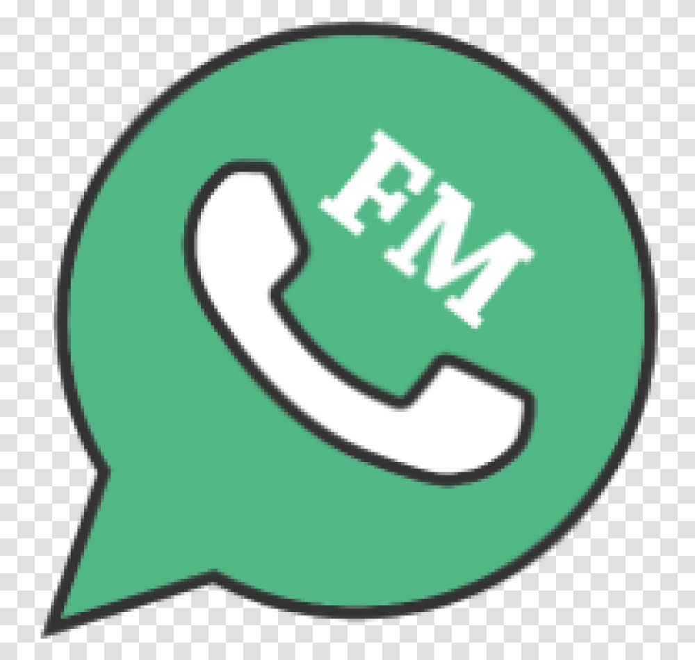 Fmwhatsapp Apk V8 Emblem, Clothing, Apparel, Label, Text Transparent Png