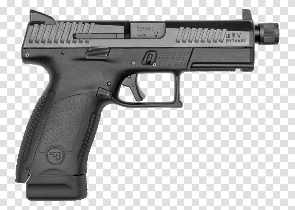 Fn 509 Tactical Black, Gun, Weapon, Weaponry, Handgun Transparent Png