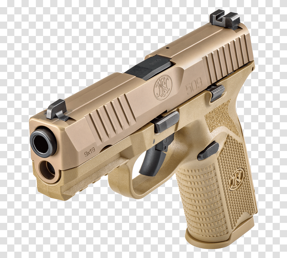 Fn 509 Tactical Fde, Gun, Weapon, Weaponry, Handgun Transparent Png