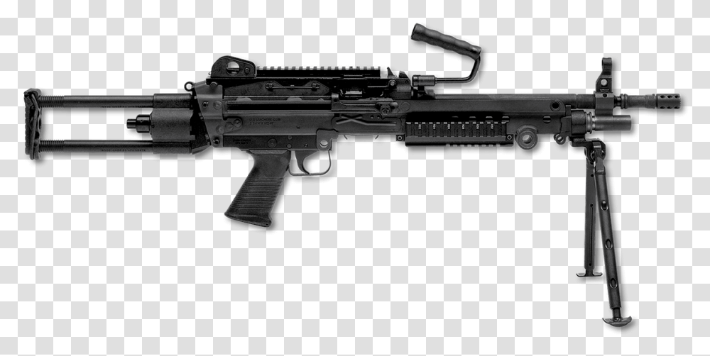 Fn M249 Para M249 Saw, Gun, Weapon, Weaponry, Machine Gun Transparent Png