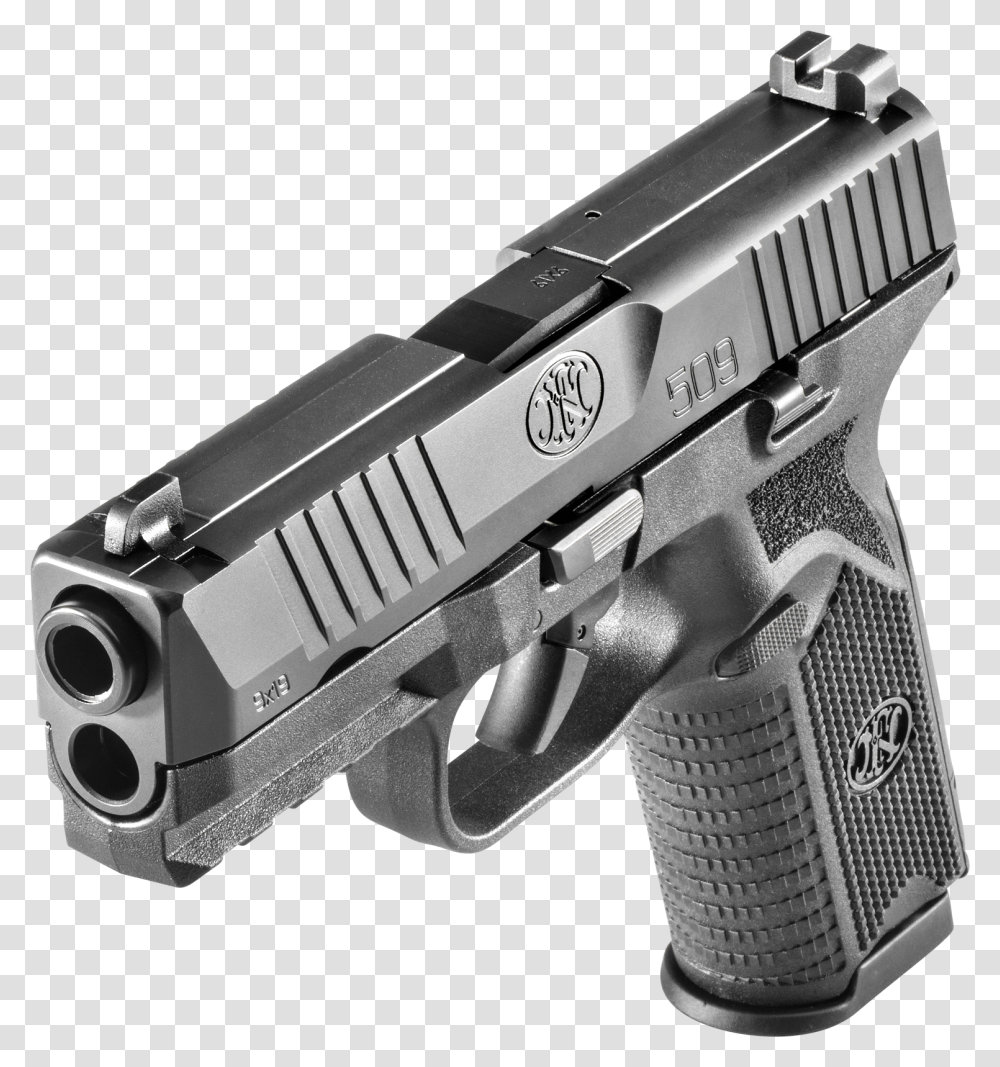 Fn S New 509 9mm Striker Fired Pistol Fn Pistol, Gun, Weapon, Weaponry, Handgun Transparent Png
