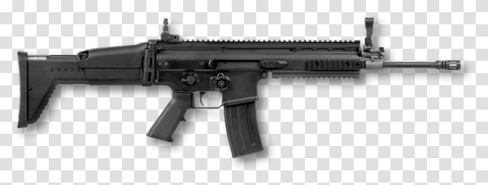 Fn Scar 16 Standard Fn Scar H Lb, Gun, Weapon, Weaponry, Rifle Transparent Png