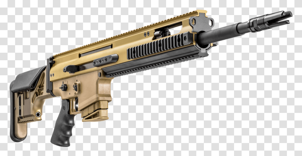 Fn Scar 20s Fde 308 Win Scar 20 S Rifle, Gun, Weapon, Weaponry, Shotgun Transparent Png