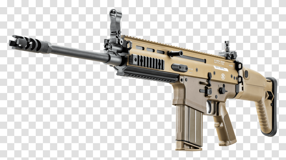 Fn Scar, Gun, Weapon, Weaponry, Rifle Transparent Png