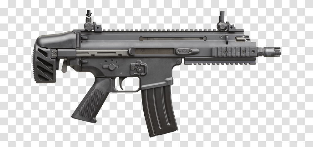 Fn Scar Sc, Gun, Weapon, Weaponry, Rifle Transparent Png