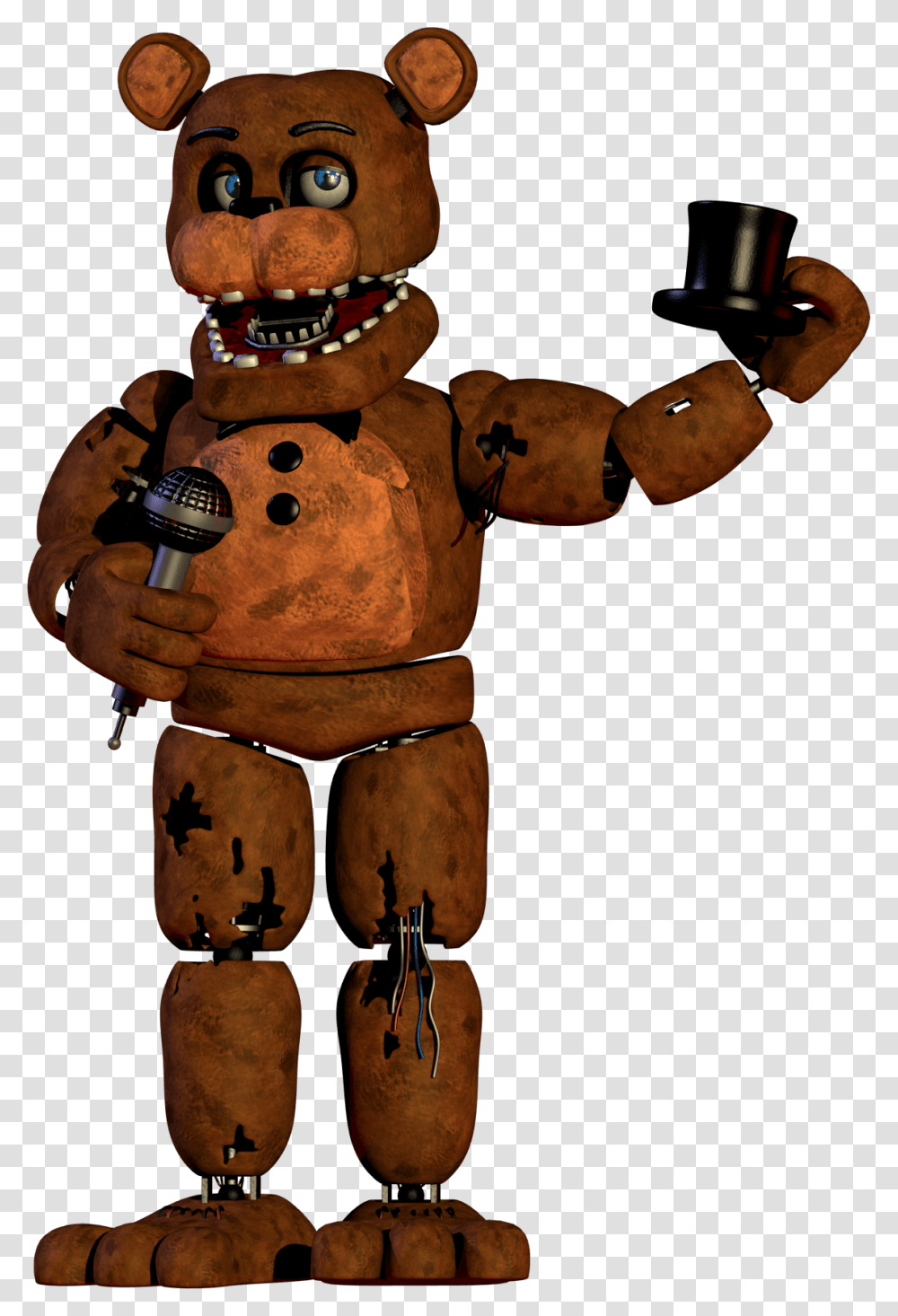 Fnaf 2 Withered Freddy, Robot, Teddy Bear, Toy Transparent Png