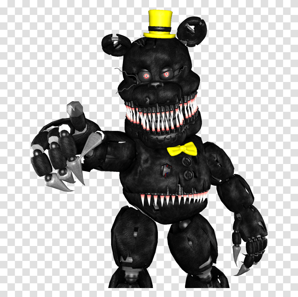 Fnaf 4 Freddy Fnaf 4 Nightmare, Toy, Figurine Transparent Png