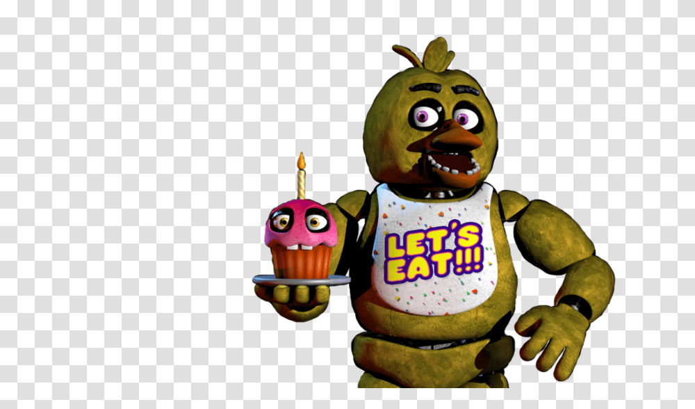 Fnaf Chica Image, Toy, Food, Dessert, Sweets Transparent Png