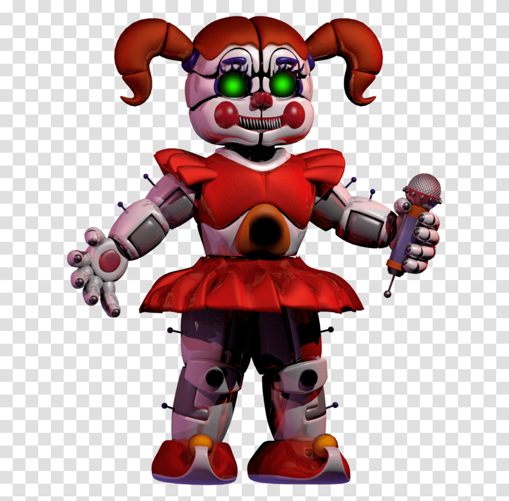 Fnaf Ender Fnaf Sl Circus Baby Render, Toy, Robot Transparent Png