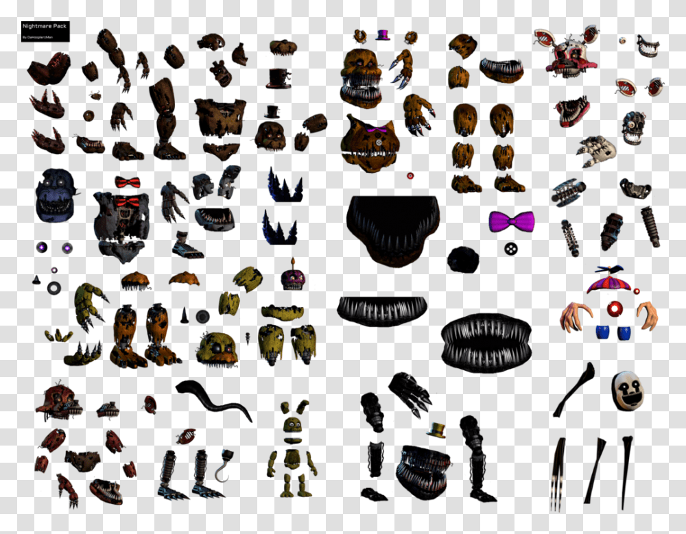 Fnaf Endoskeleton Parts, Helmet, Hand, Paintball, Animal Transparent Png