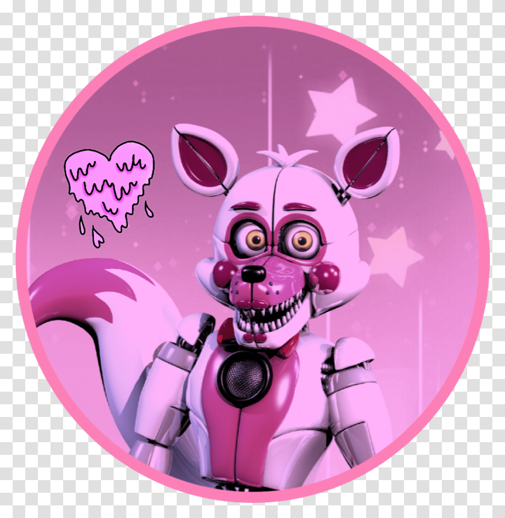 Fnaf Funtime Foxy Model Funtime Foxy Art Icon, Label, Text, Purple, Graphics Transparent Png