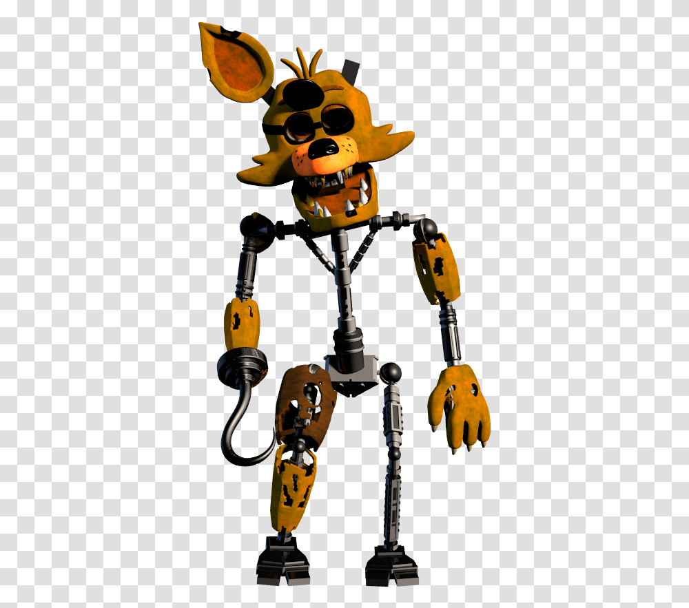 Fnaf Golden Foxy Full Body, Toy, Robot Transparent Png
