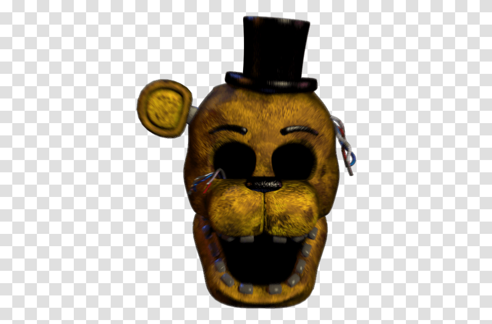Fnaf Golden Freddy Head, Mascot, Costume, Toy Transparent Png