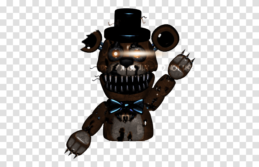 Fnaf Nightmare Freddy Hand Puppet, Robot, Toy, Pottery Transparent Png