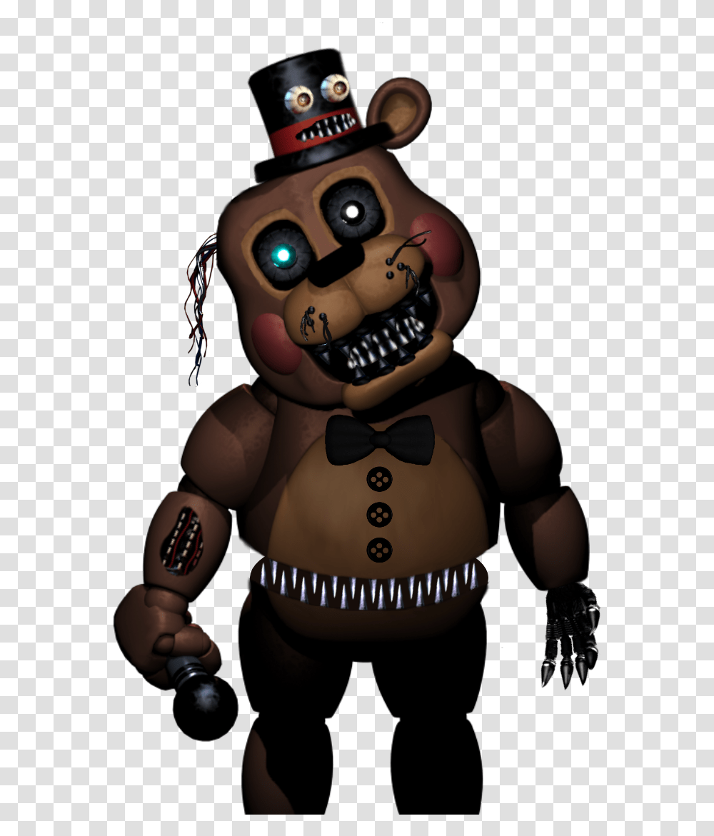 Fnaf Nightmare Toy Five Nights At Freddy's Clipart, Figurine, Person, Human, Robot Transparent Png