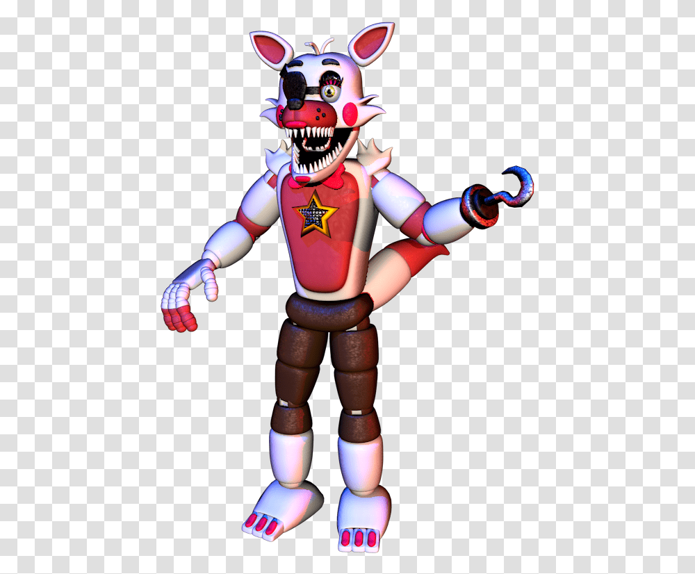 Fnaf Playtime Foxy Image With No Playtime Foxy, Toy, Figurine, Robot Transparent Png