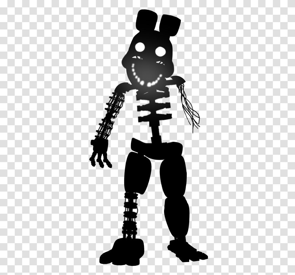 Fnaf Scrap Withered Bonnie, Stencil, Wasp, Bee, Insect Transparent Png