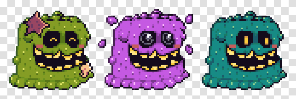 Fnaf World Enemies Art, Purple, Pac Man, Bead, Accessories Transparent Png