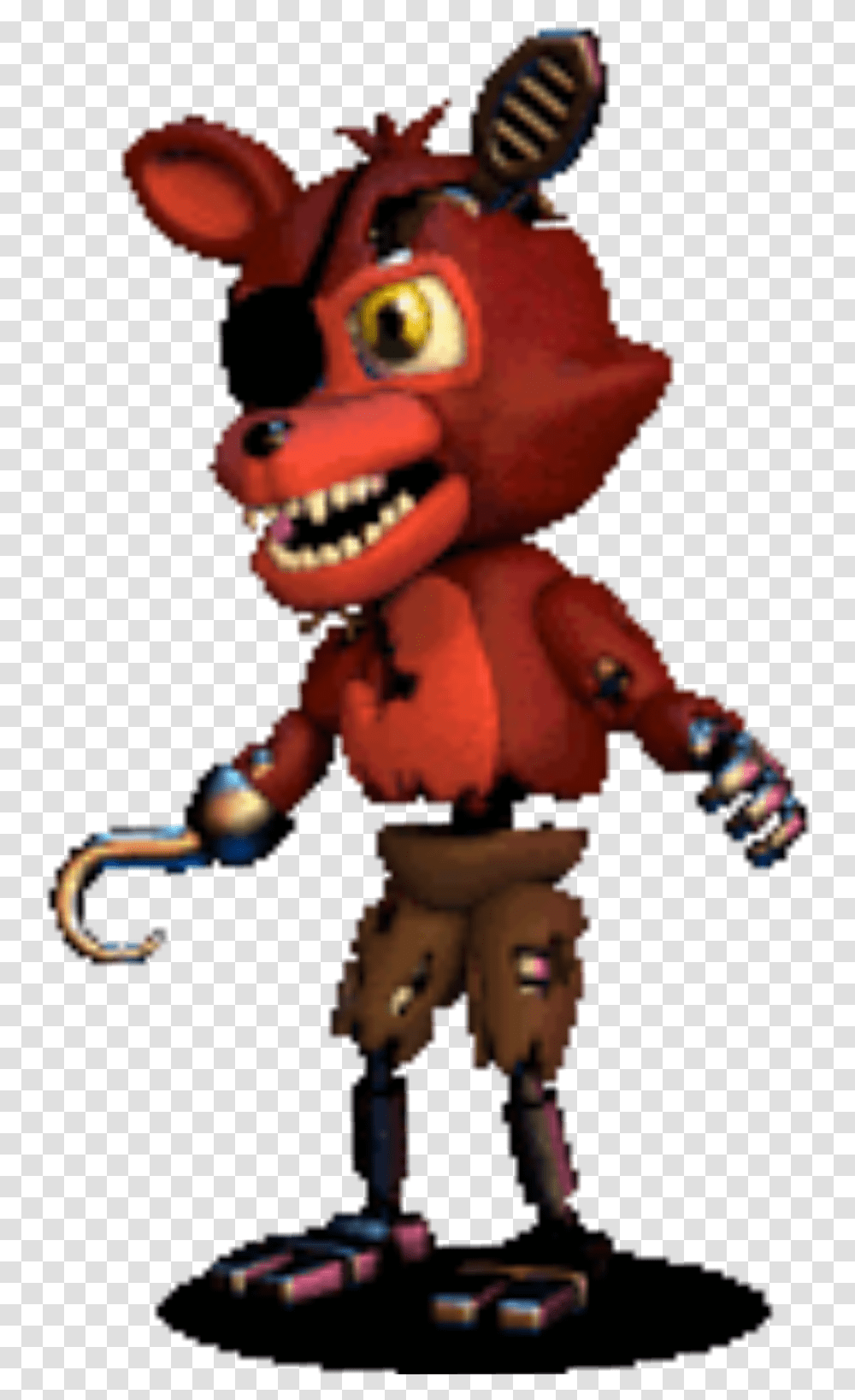 Fnaf World Five Nights At Freddyquots Gif Game Tenor Fnaf World Old Foxy, Toy, Figurine, Super Mario Transparent Png