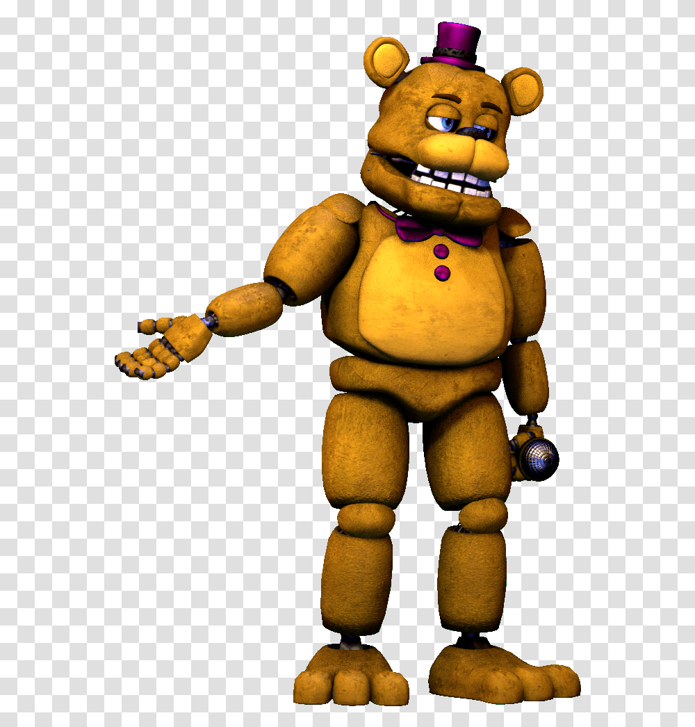 Fnaf World, Toy, Figurine, Robot Transparent Png