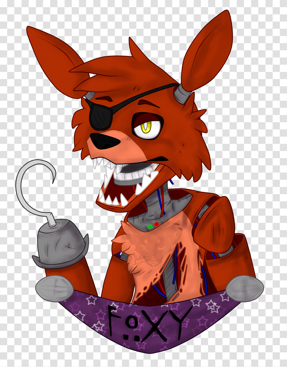 Fnaffoxy Weasyl, Label Transparent Png