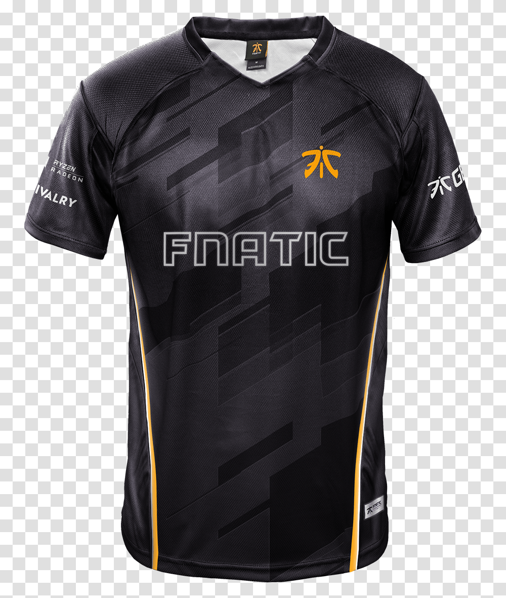 Fnatic Male Player Jersey Fnatic T Shirt 2019, Apparel, Person, Human Transparent Png