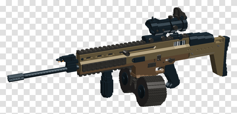 Fnh Scar Hamr Bluejay Themeister Scar Lmg, Machine Gun, Weapon, Weaponry, Cannon Transparent Png