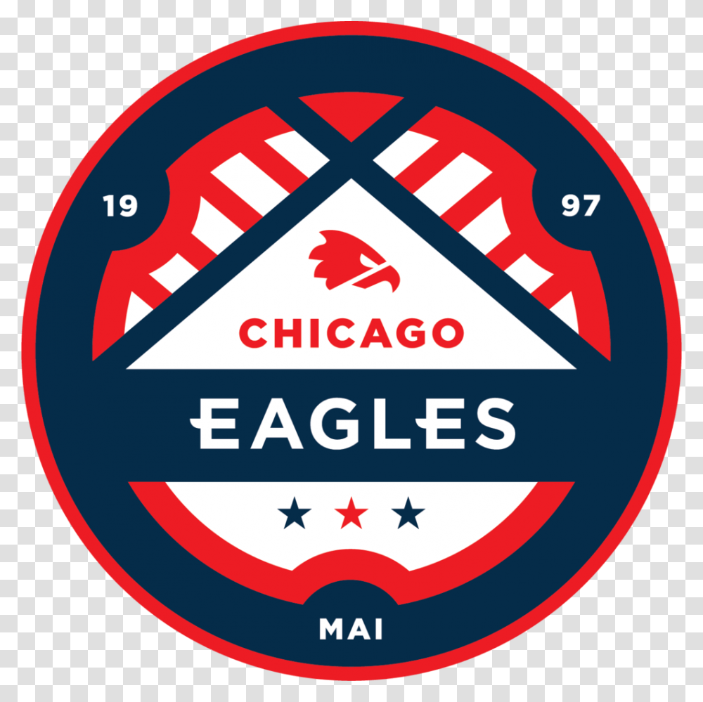 Fnl Chicago Eagles Cmyk Color Charlotte Eagles Logo, Label, Badge Transparent Png