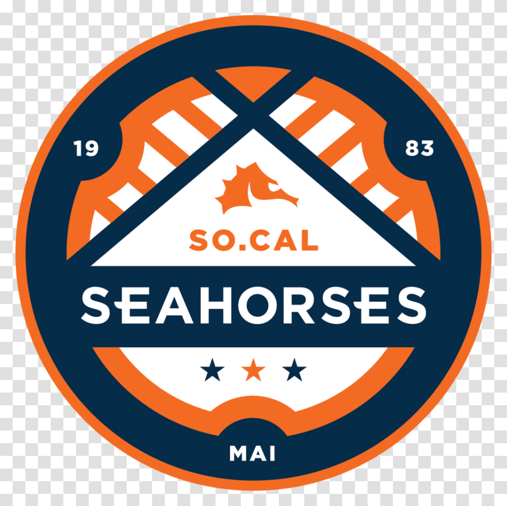 Fnl Socal Seahorses Cmyk Color Southern California Seahorses, Logo, Trademark, Badge Transparent Png